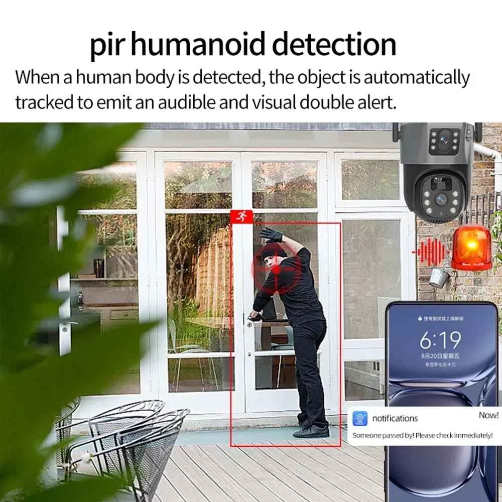 SET 4x Camere 4G Solare Duble, 6MP Viziune Nocturna Color, cu Detectare Umana PIR, IP66 + 4x Card 32GB