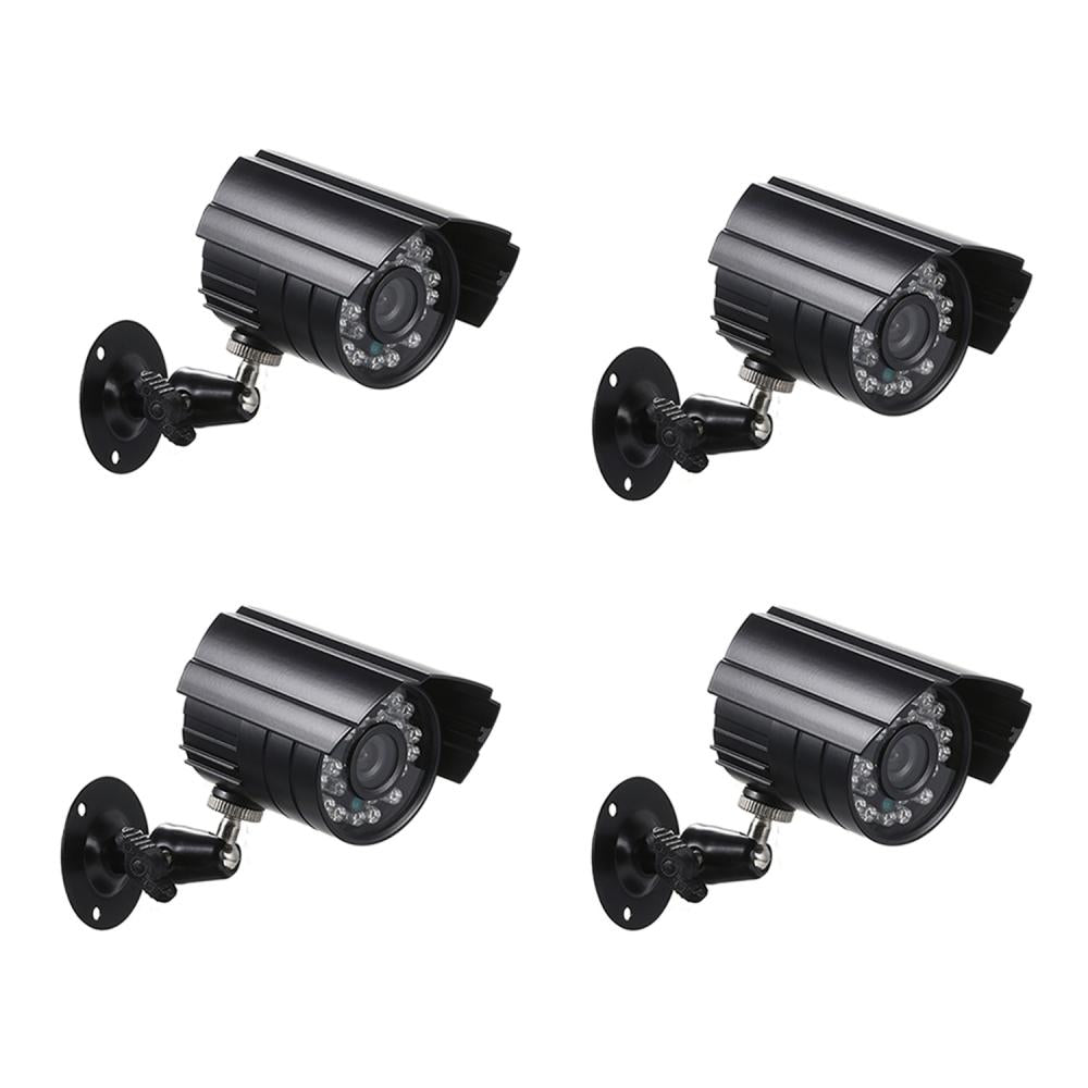 Sistem de Securitate Video Jortan, Lentile 3,6mm Unghi Larg, CCTV AHD 4 Camere, HDMI, Aplicatie Telefon