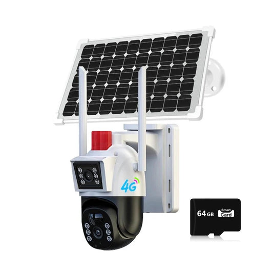 Camera de Supraveghere Smart IP - Set 1/2/3/4, SIM 4G, V380Pro - 6MP Dasgut, Card 64GB Inclus