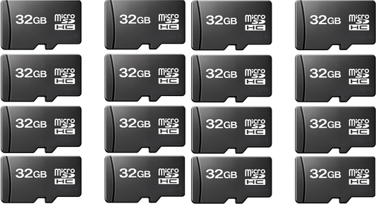 16x Card microSD 32GB Class 10 – Performanță pentru aplicații și video Full HD