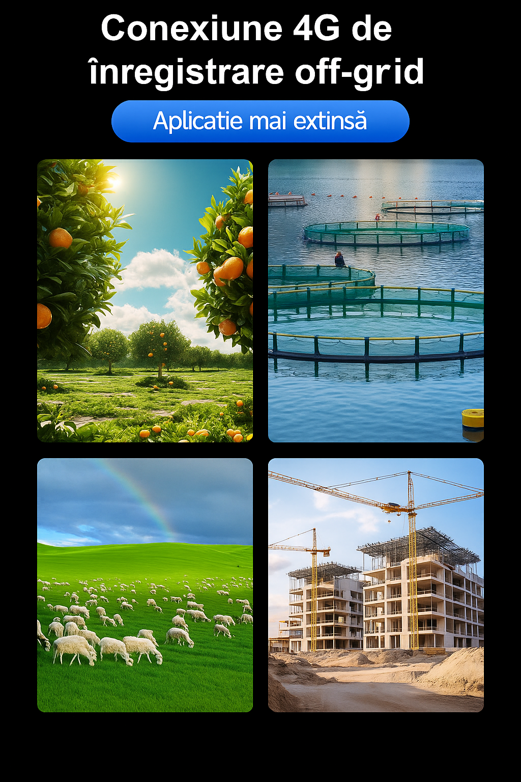 Lampa Solara Stradala 450W, cu 3 Camere V380Pro, 12MP, Slot SIM 4G, Card 64GB Inclus