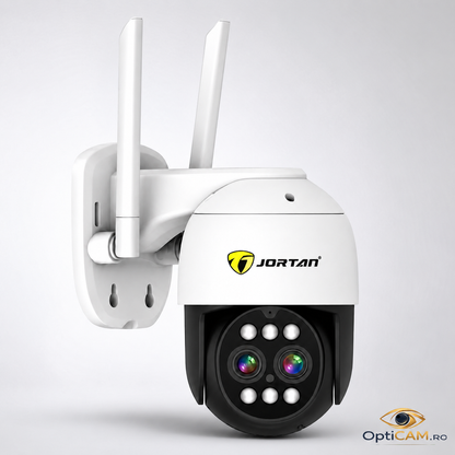 Cameră Dublă WiFi 6MP Jortan, Zoom 10X, Rotire din Telefon, JT-3XM | Livrare Gratuită