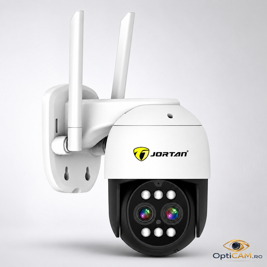 Cameră Dublă WiFi 6MP Jortan, Zoom 10X, Rotire din Telefon, JT-3XM | Livrare Gratuită