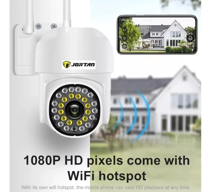 Set 4x Camera de Securitate, WiFi JT-8161QJ - 1080P, Alerta Human-ID cu LED-uri Active, Viziune Nocturna 30M