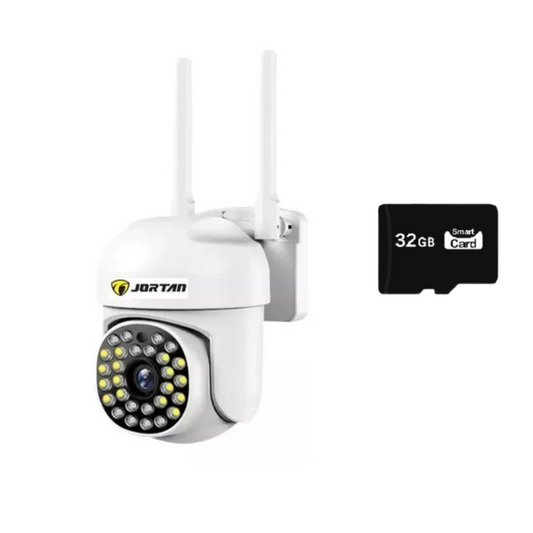 Camera Inteligenta WiFi JT-8161QJ + Card 32GB - 1080P, Viziune Nocturna 30M, Alerta Miscare cu LED-uri Active