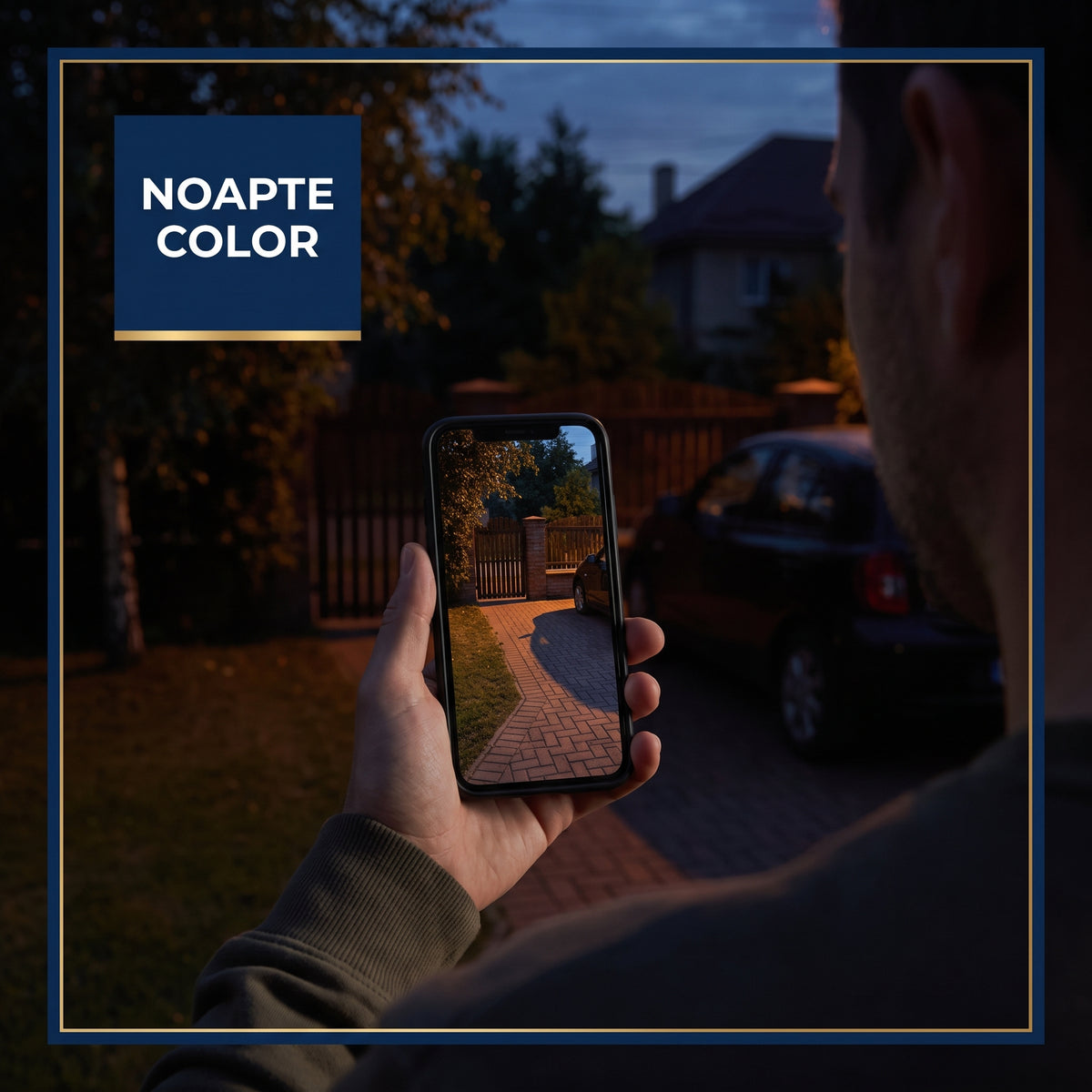 Cameră Solară WiFi VISURON 5MP, Rotire 355°, Vedere Nocturnă Color, IP66 | Livrare Gratuită + Card 32GB CADOU