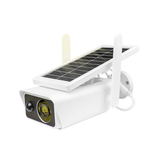 Smart Camera WIFI Exterior - cu Incarcare solara FULL HD 1080p + Suport card 128GB