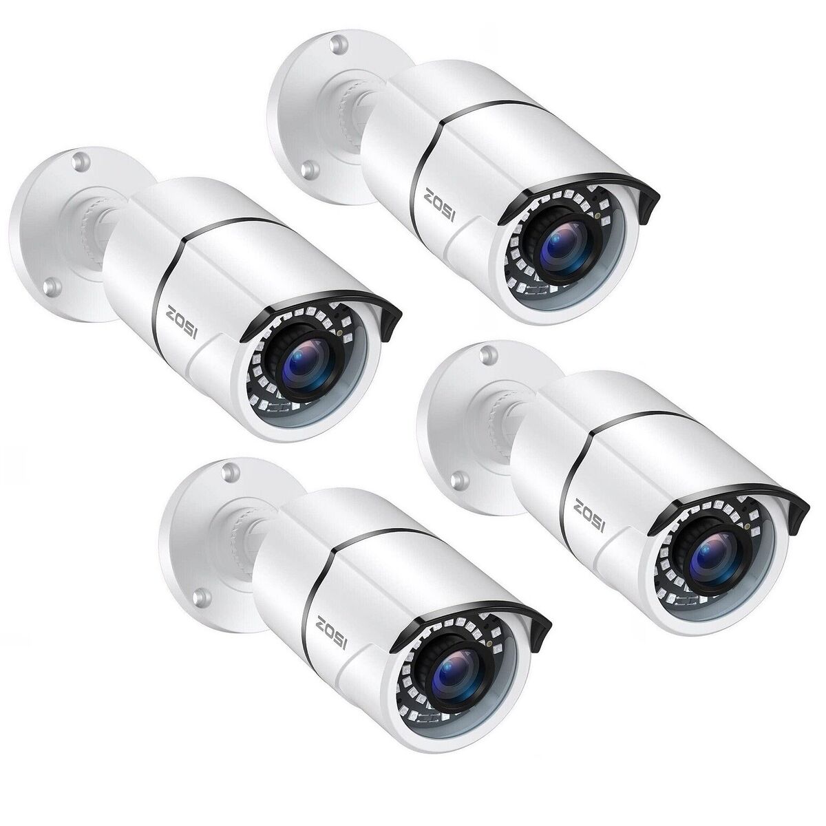 Sistem de Supraveghere Video AHD,  Jortan CCTV 4 Camere, Aplicatie Telefon, HDMI Unghi Larg