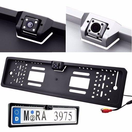 Suport Numar Auto - cu Camera de Marsarier Incorporata